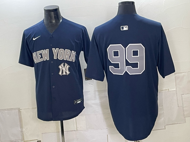 Men 2026 New York Yankees #99 Judge blue Nike MLB Jersey 09180011->new york yankees->MLB Jersey